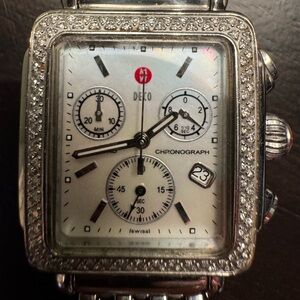 Michele Deco Diamond Watch MWW 71-6000 – Mother-of-Pearl Dial, Pre-Owned